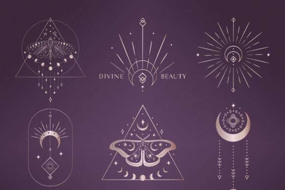 Download Divine Beauty Pre-Made Logo Design. Moon - Premium Resources