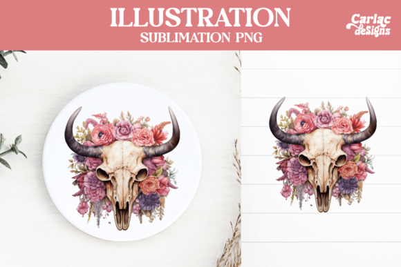 Download Western Skull Sublimation Design - Skull sublimation Collection