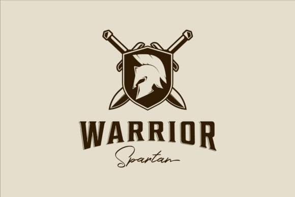 Download Shield and Sword of Spartan Logo Design - Logo Collection