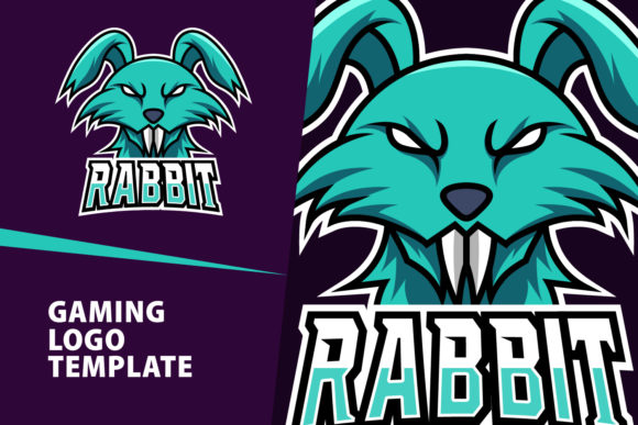 Download Rabbit Mascot Gaming Logo Design - Logo Collection