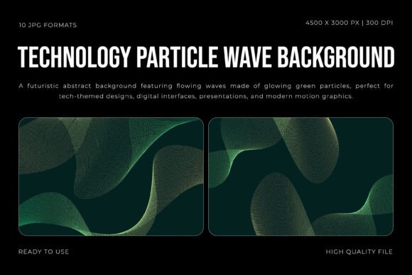 Download Technology Particle Wave Background - Technology Collection